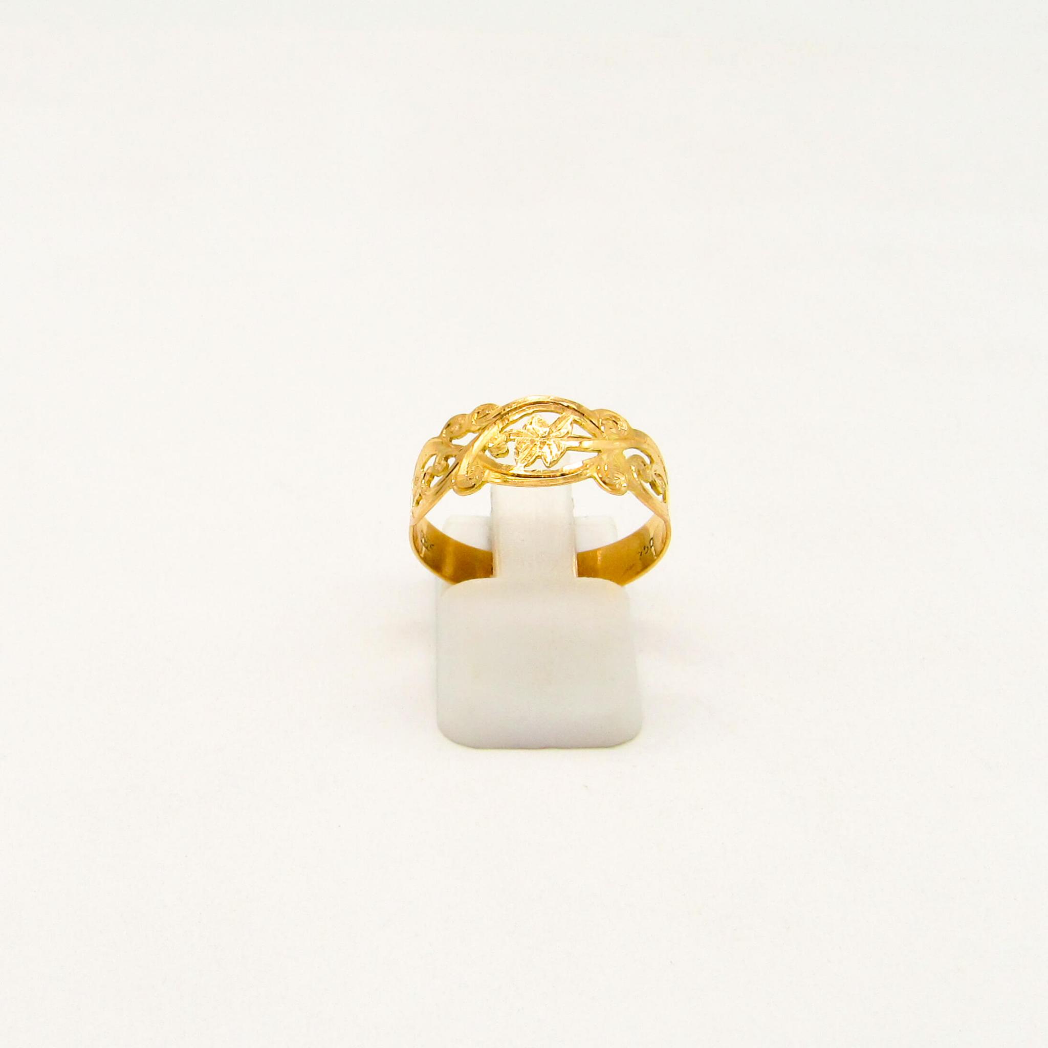 ANILLO FILIGRANA F140 /O.ROJO